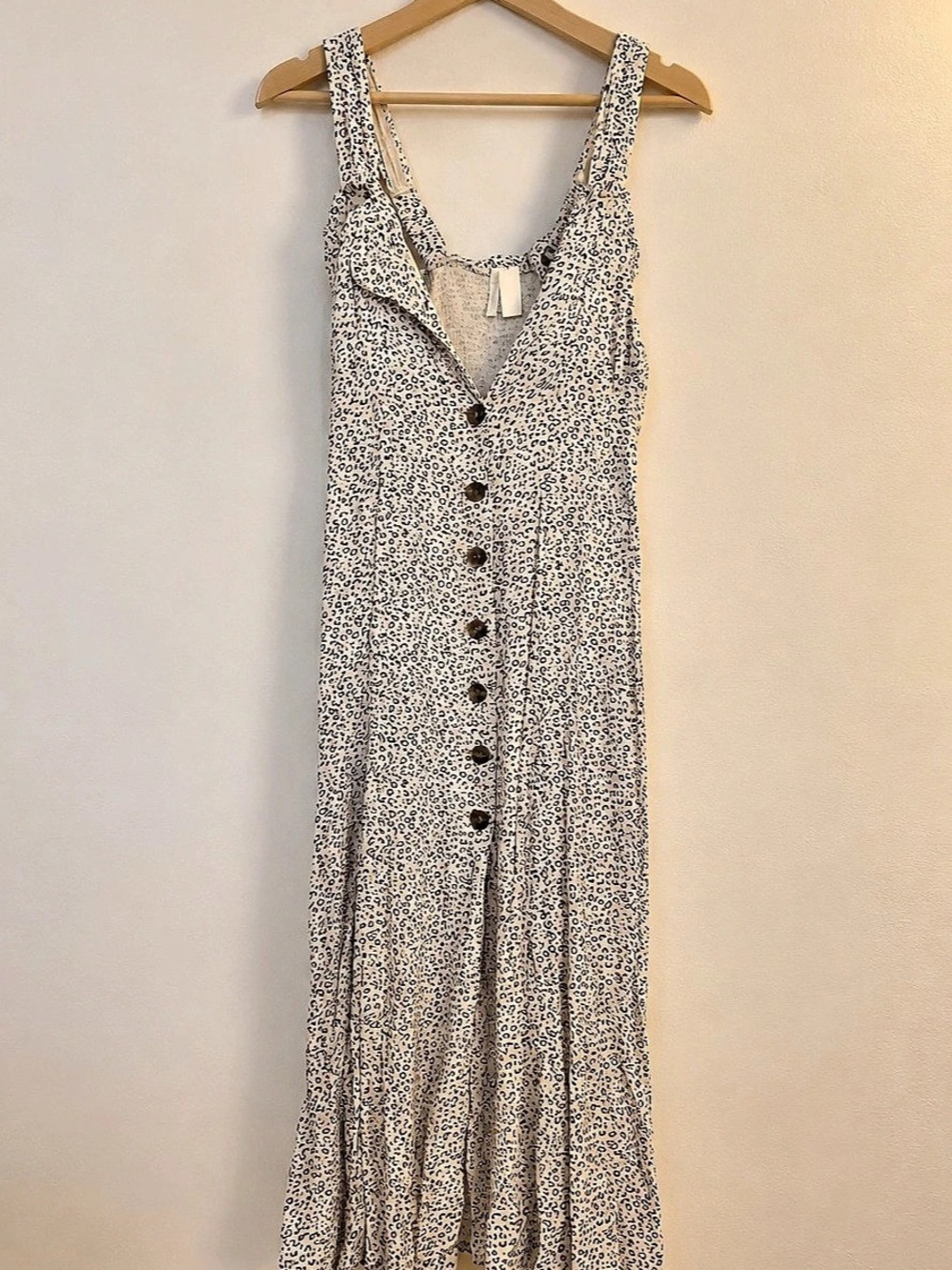 Leopard Print Midi Dress – Size L – Made in India